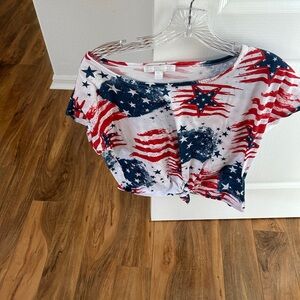 Stars and Stripes Women's Short Sleeve Tee